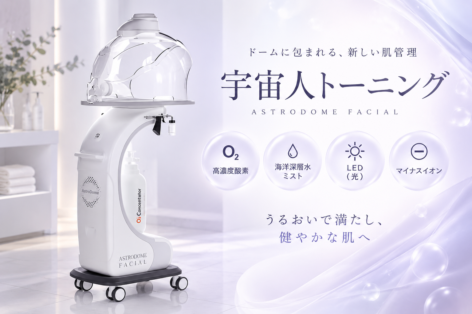 宇宙人トーニング アストロドームフェイシャル